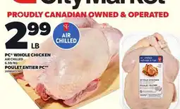 Independent City Market PC WHOLE CHICKEN offer