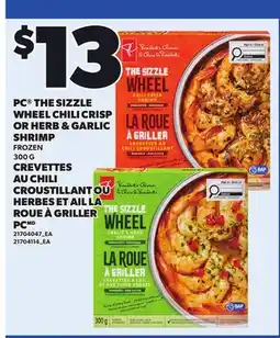 Independent City Market PC THE SIZZLE WHEEL CHILI CRISP OR HERB & GARLIC SHRIMP offer