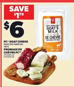 Independent City Market PC GOAT CHEESE offer