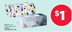 Rexall SAVVY Facial Tissues offer
