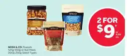 Rexall NOSH & CO. Peanuts 525g-550g or Nut Mixes 200g-250g offer