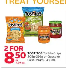 Rexall TOSTITOS Tortilla Chips or Queso or Salsa offer