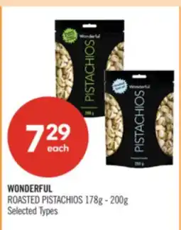 Shoppers Drug Mart WONDERFUL ROASTED PISTACHIOS offer