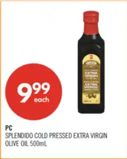 Shoppers Drug Mart PC SPLENDIDO COLD PRESSED EXTRA VIRGIN OLIVE OIL offer
