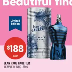 Shoppers Drug Mart JEAN PAUL GAULTIER LE MALE IN BLUE offer