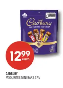 Shoppers Drug Mart CADBURY FAVOURITES MINI BARS offer