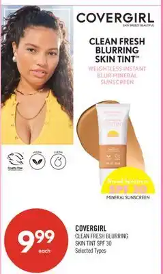 Shoppers Drug Mart COVERGIRL CLEAN FRESH BLURRING SKIN TINT SPF 30 offer