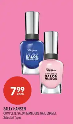 Shoppers Drug Mart SALLY HANSEN COMPLETE SALON MANICURE NAIL ENAMEL offer