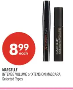 Shoppers Drug Mart MARCELLE INTENSE VOLUME or XTENSION MASCARA offer
