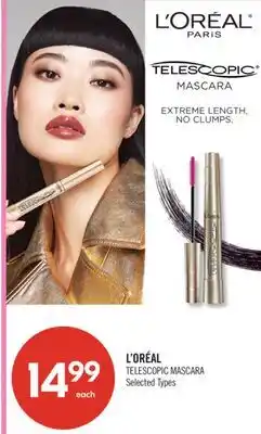 Shoppers Drug Mart L'ORÉAL TELESCOPIC MASCARA offer