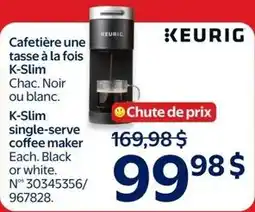 Walmart Keurig K-Slim single-serve coffee maker offer