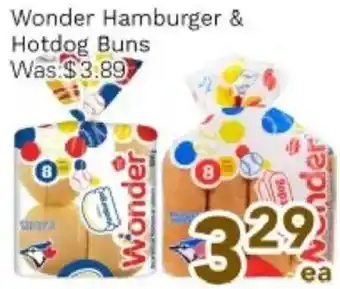 Wonder Hamburger & Hotdog Buns