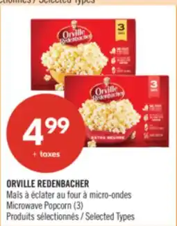 Pharmaprix ORVILLE REDENBACHER Microwave Popcorn offer