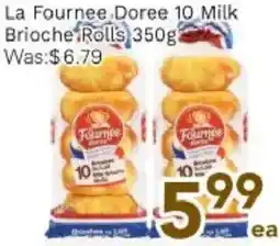 Ample Food Market La Fournee Doree 10 Milk Brioche Rolls offer
