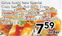 Ample Food Market Ginza Sushi New Special offer