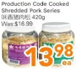 Ample Food Market Production Code Cooked Shredded Pork Series offer