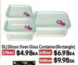 H-Mart DL Silicon Oven Glass Container offer