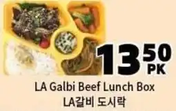 H-Mart LA Galbi Beef Lunch Box offer