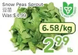 Ample Food Market Snow Peas Sprout offer