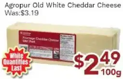 Ample Food Market Agropur Old White Cheddar Cheese offer