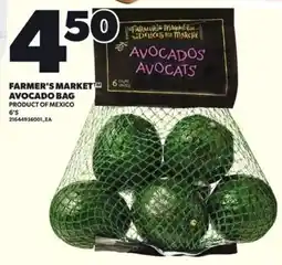 Independent Grocer Farmer's marketm avocado bag offer