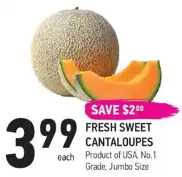 Coppa's Fresh Market Fresh sweet cantaloupes offer