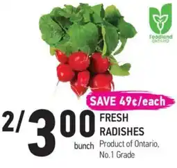 Coppa's Fresh Market Fresh radishes offer