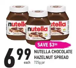 Coppa's Fresh Market Nutella chocolate hazelnut spread offer