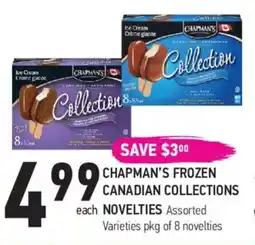 Coppa's Fresh Market Chapman's frozen canadian collections novelties offer