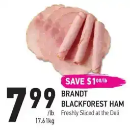 Coppa's Fresh Market Brandt blackforest ham offer
