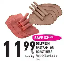 Coppa's Fresh Market Delfresh pastrami or roast beef offer
