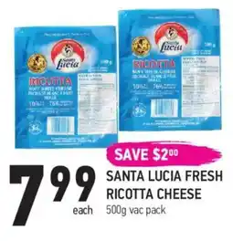 Coppa's Fresh Market Santa lucia fresh ricotta cheese offer