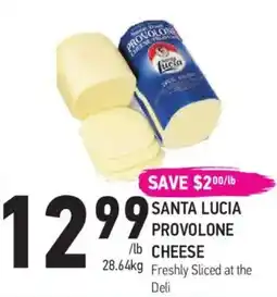 Coppa's Fresh Market Santa lucia provolone cheese offer