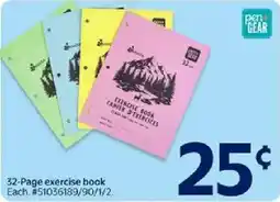 Walmart 32-Page exercise book offer