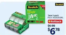 Walmart Scotch Tape offer