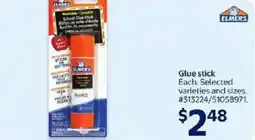 Walmart ELMER'S Glue stick offer