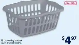 Walmart Sterilite laundry basket offer