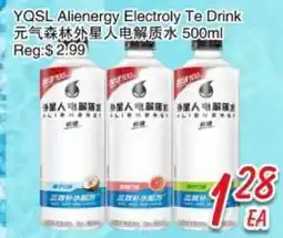 Foody Mart YQSL Alienergy Electroly Te Drink offer