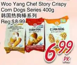 Foody Mart Woo Yang Chef Story Crispy Corn Dogs Series offer