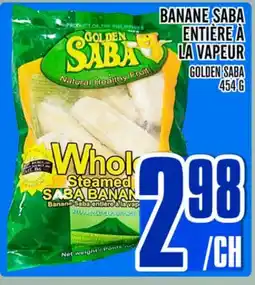 Marché Lian Tai BANANE SABA ENTIERE À LA VAPEUR GOLDEN SABA offer