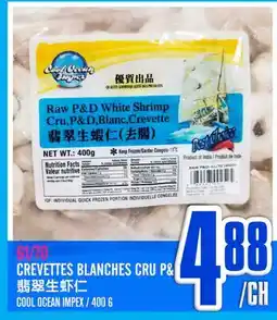 Marché Lian Tai CREVETTES BLANCHES CRU P&D offer