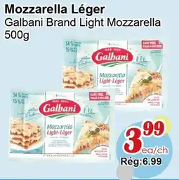 Marche C&T Galbani Brand Light Mozzarella offer