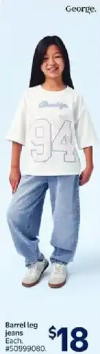 Walmart George Barrel leg jeans offer