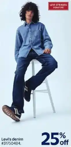 Walmart Levi's denim offer