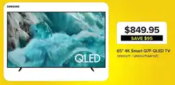 Leon's Samsung 65" 4K Smart Q7F QLED TV offer