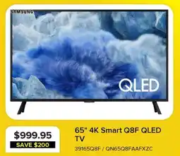 Leon's Samsung 65" 4K Smart Q8F QLED TV offer