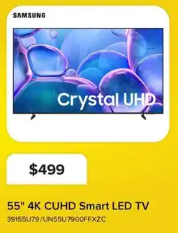 Leon's Samsung 55" 4K CUHD Smart LED TV offer