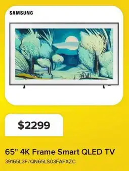 Leon's Samsung 65" 4K Frame Smart QLED TV offer