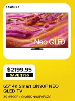 Leon's Samsung 65" 4K Smart QN90F NEO QLED TV offer
