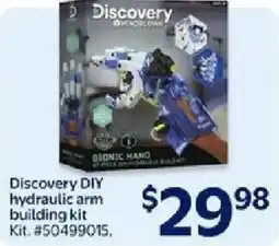 Walmart Discovery DIY hydraulic arm building kit offer